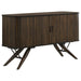 Wes - 2 Door Sideboard Buffet Storage Cabinet - Dark Walnut - JaxCo Furniture