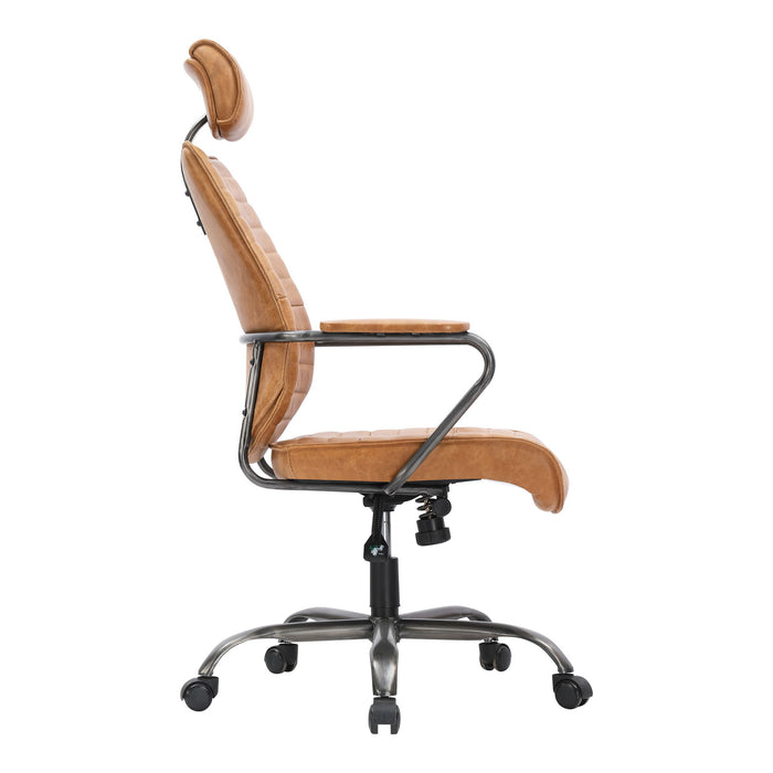 Executive - Swivel Office Chair - Cognac - JaxCo Furniture