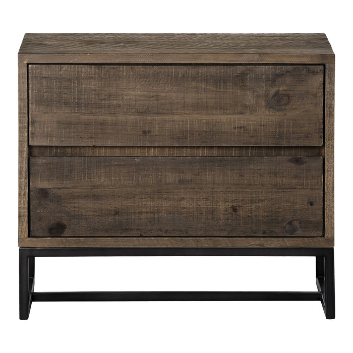 Elena - Nightstand - Brown - JaxCo Furniture