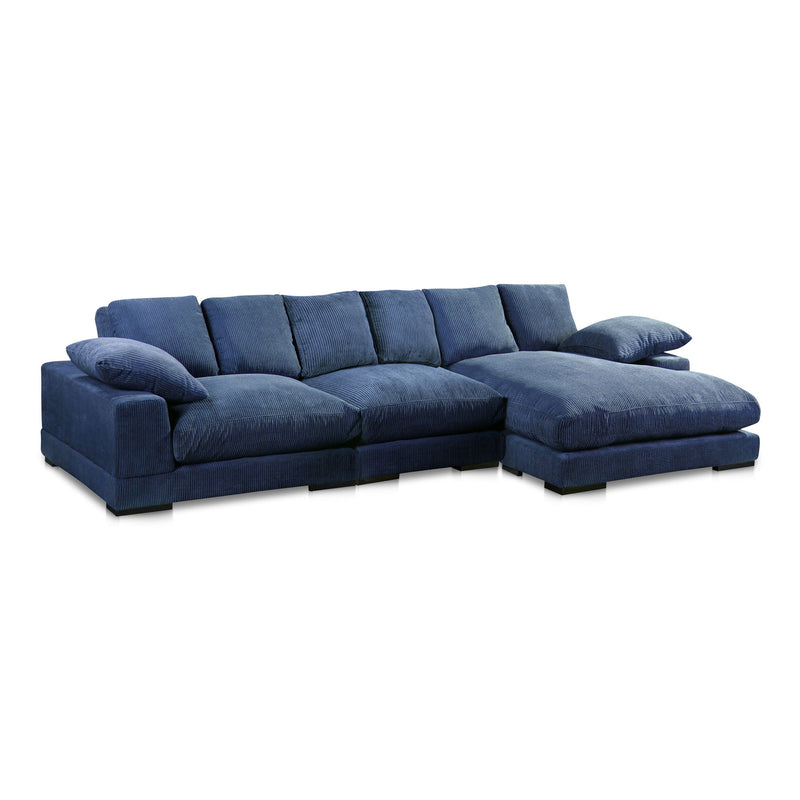 Plunge - Large Sectional - Navy - JaxCo Furniture
