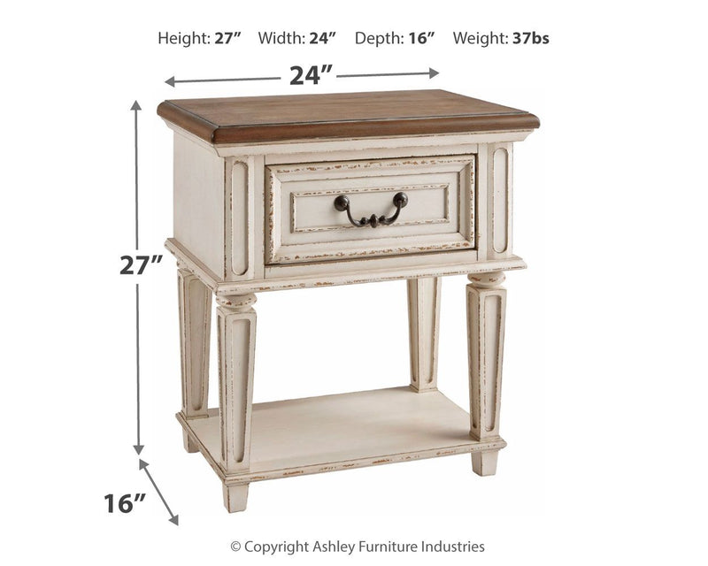 Realyn - Night Stand - JaxCo Furniture