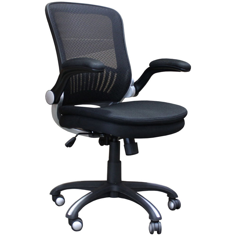 Dc#301 - Desk Chair - Black - JaxCo Furniture