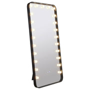 Canton - LED Standing Mirror With Speakers - Black - JaxCo Furniture