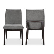 Charlie - Dining Chair (Set of 2) - Dark Gray - JaxCo Furniture
