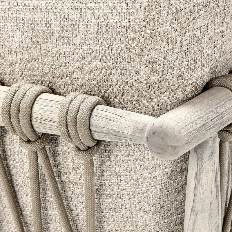 Leo - Outdoor Accent Chair - Taupe - JaxCo Furniture