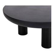 Rocca - Cement Coffee Table - Black - JaxCo Furniture