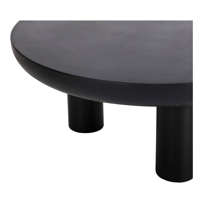 Rocca - Cement Coffee Table - Black - JaxCo Furniture