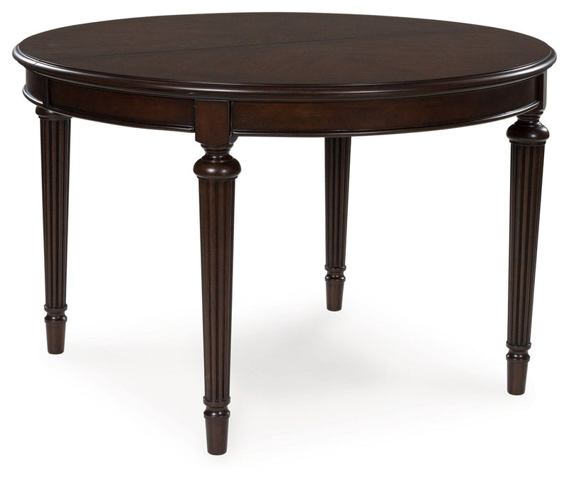 Lavinton - Brown - Oval Dining Room Extension Table - JaxCo Furniture