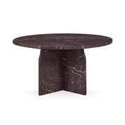 Reilly - Marble Round Table - JaxCo Furniture