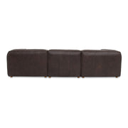 Form - Classic L-Shaped Modular Sectional - Espresso Brown - JaxCo Furniture