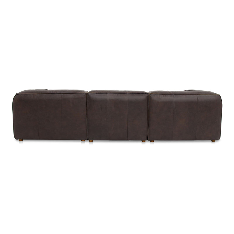Form - Classic L-Shaped Modular Sectional - Espresso Brown - JaxCo Furniture