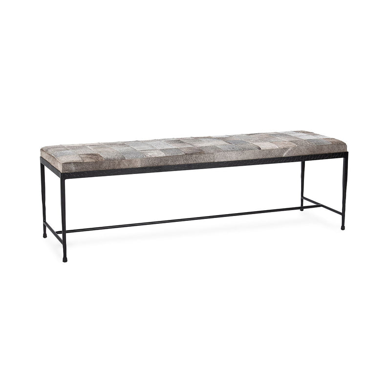Achen - Hide 60" Bench - JaxCo Furniture