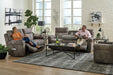 Tranquility - Power Headrest Power Lay Flat Reclining With CR3 Heat / Massage / Lumbar - Pewter - JaxCo Furniture