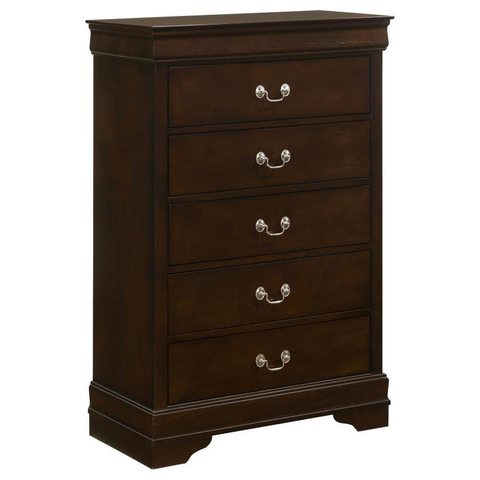 Louis Philippe - Five-drawer Chest - JaxCo Furniture