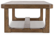 Cabalynn - Light Brown - Rectangular Cocktail Table - JaxCo Furniture