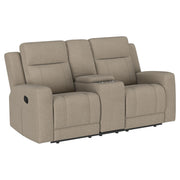 Brentwood - Upholstered Motion Reclining Loveseat - JaxCo Furniture