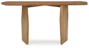 Holward - Natural - Console Sofa Table - JaxCo Furniture