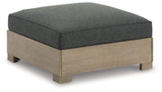 Citrine Park - Brown - Ottoman With Cushion - JaxCo Furniture
