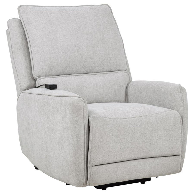 Sylmar - Chenille Upholstered Power Recliner - JaxCo Furniture