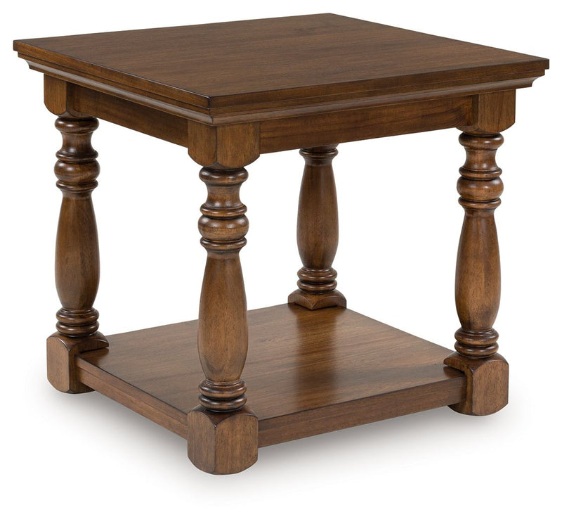 Sturlayne - Brown - Rectangular End Table - JaxCo Furniture