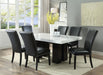 Camila - Rectangular Dining Set - White Top - JaxCo Furniture