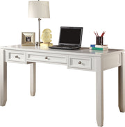 Boca - U Shape Desk With Credenza File And Hutch - Cottage White - JaxCo Furniture