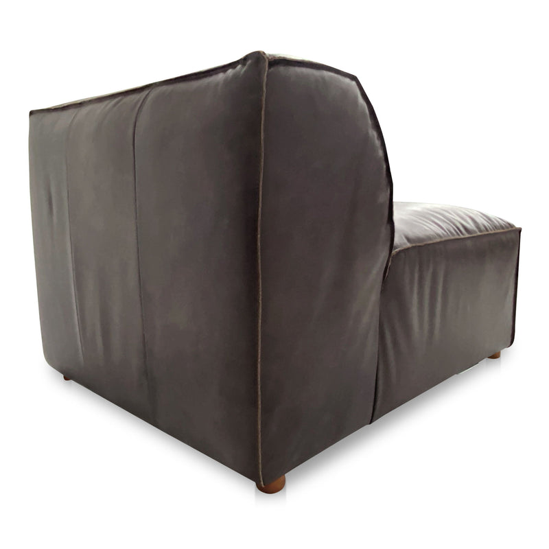 Form - Slipper Chair - Espresso Brown - JaxCo Furniture