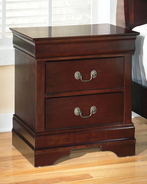 Alisdair - Reddish Brown - Two Drawer Night Stand - JaxCo Furniture