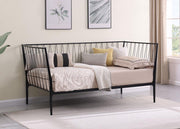 Richland - Metal Twin Daybed Bed Frame - Matte Black - JaxCo Furniture