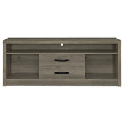 Burke - 2-Drawer Engineered Wood TV Stand - Gray Driftwood - JaxCo Furniture