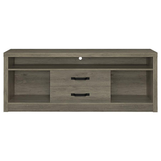 Burke - 2-Drawer Engineered Wood TV Stand - Gray Driftwood - JaxCo Furniture