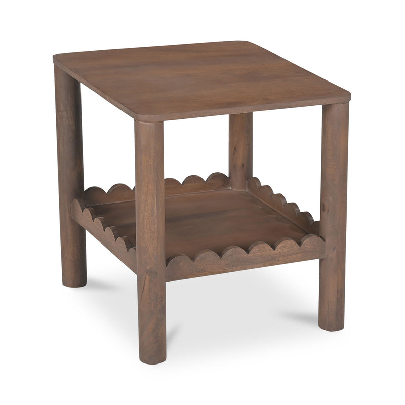Wiley - Side Table - Vintage Brown - JaxCo Furniture