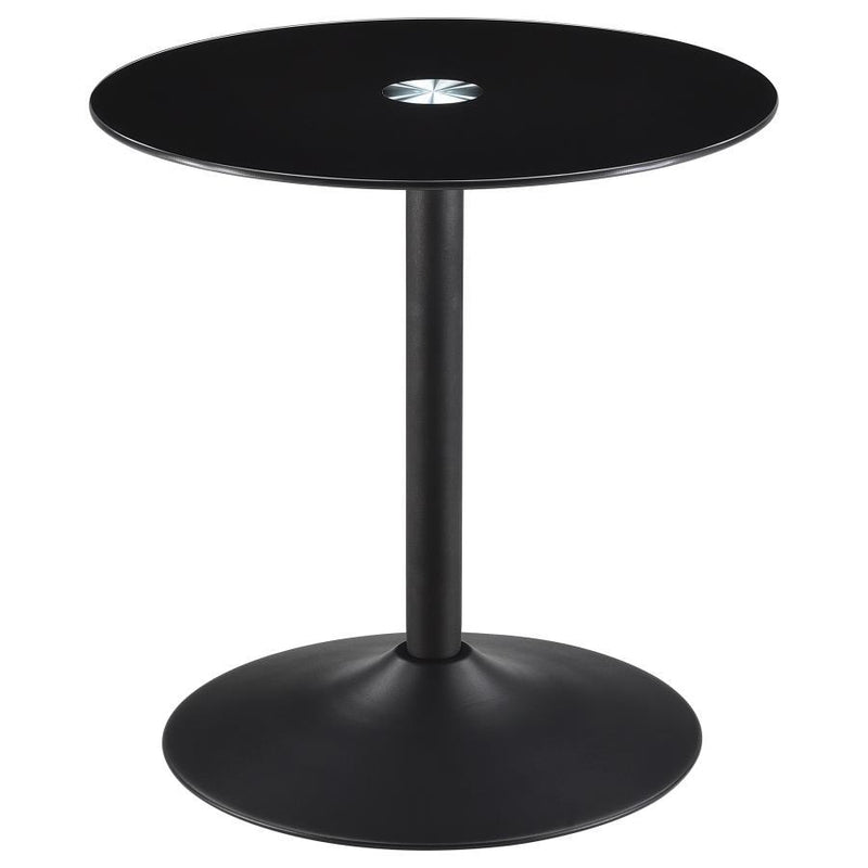 Ganso - Round Glass Top Coffee And End Table Set - JaxCo Furniture