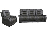 Outlaw - Power Reclining Sofa And Recliner - Stallion - JaxCo Furniture