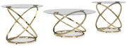 Crimonti - Champagne - Occasional Table Set (Set of 3) - JaxCo Furniture