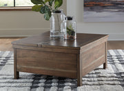 Moriville - Grayish Brown - Lift Top Cocktail Table - JaxCo Furniture
