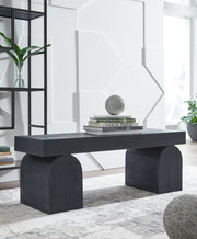 HoLGrove - Black - Accent Bench - JaxCo Furniture