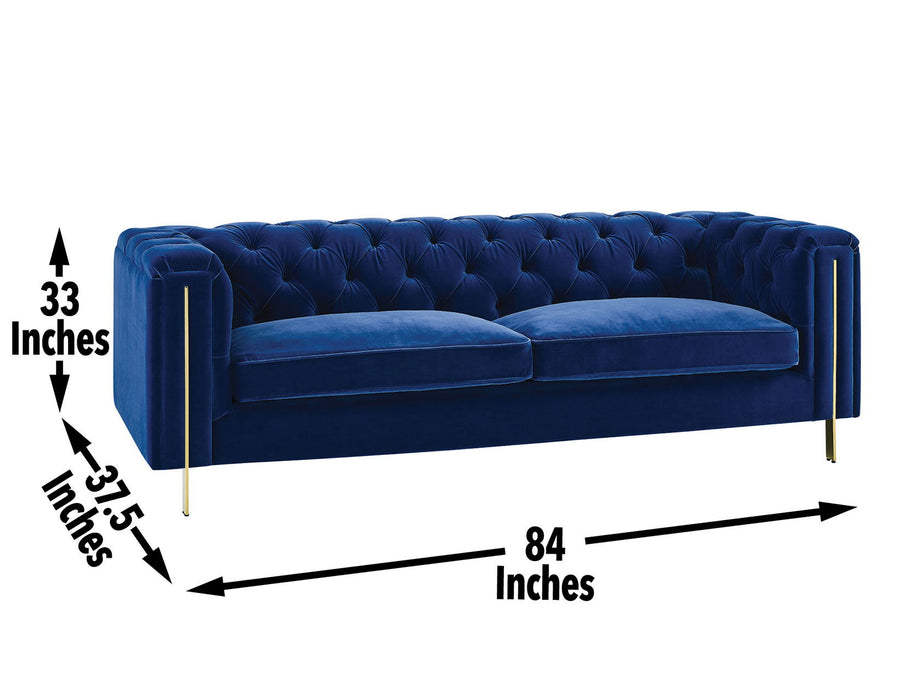 Charlene - Velvet Sofa And Loveseat - JaxCo Furniture