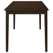 Guillen - 5 Piece Rectangular Dining Table Set - Cappuccino - JaxCo Furniture