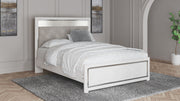 Altyra - White - Queen Panel Bed With Roll Slats - JaxCo Furniture