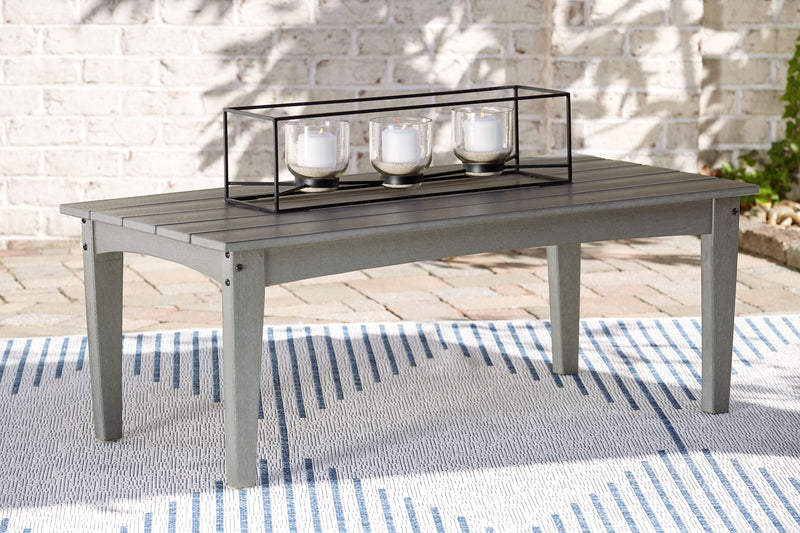 Visola - Gray - Rectangular Cocktail Table - JaxCo Furniture