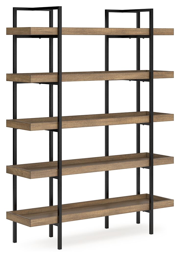 Montia - Light Brown - Bookcase - JaxCo Furniture