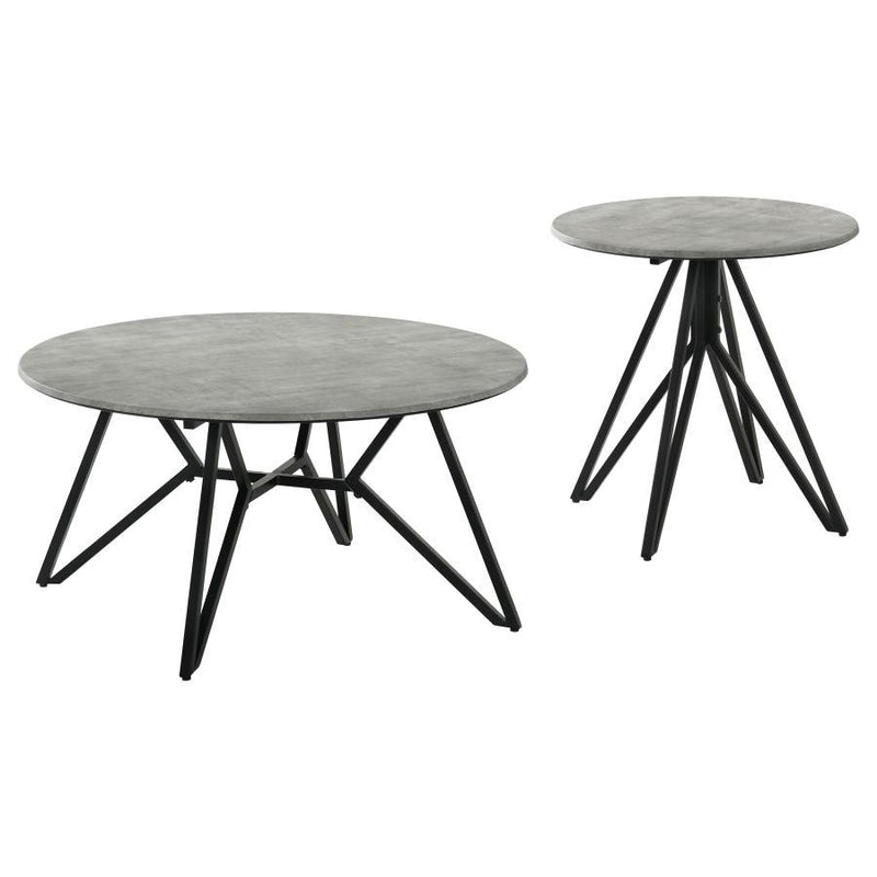 Hadi - Round Smarttop Coffee Table Set - JaxCo Furniture
