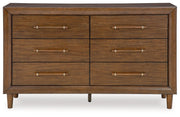 Lyncott - Brown - Dresser - JaxCo Furniture