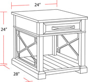Sundance - 1-Drawer End Table - JaxCo Furniture