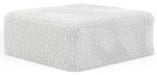 Snowball - Cocktail Ottoman - White - JaxCo Furniture