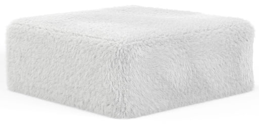 Snowball - Cocktail Ottoman - White - JaxCo Furniture