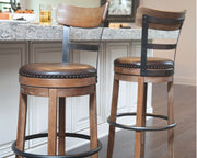 Pinnadel - Swivel Barstool - JaxCo Furniture