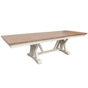 Americana Modern Dining - Trestle Extendable Dining Table - Cotton - JaxCo Furniture