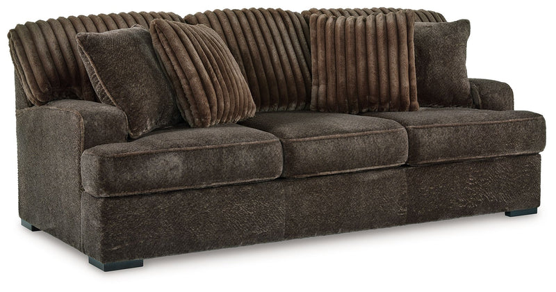 Aylesworth - Chocolate - Sofa - JaxCo Furniture